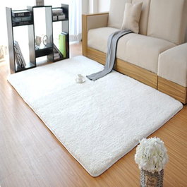 Conceptum Alfombra de Pasillo Soft Plush - Blanco